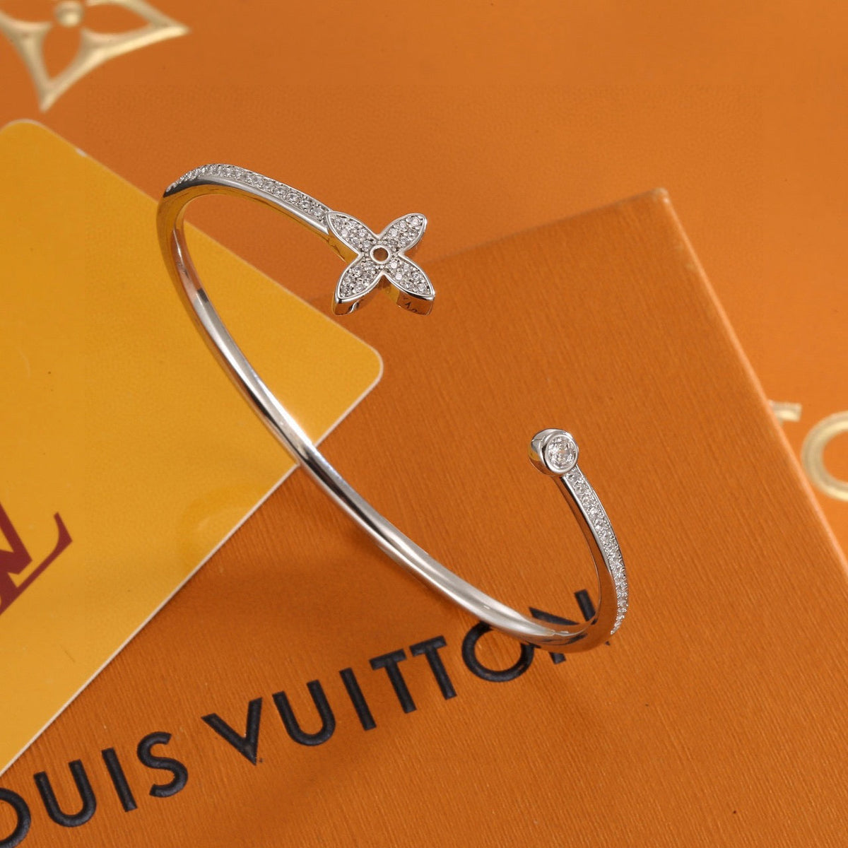 Martin Graham bangle in polished metal-tone – main product view