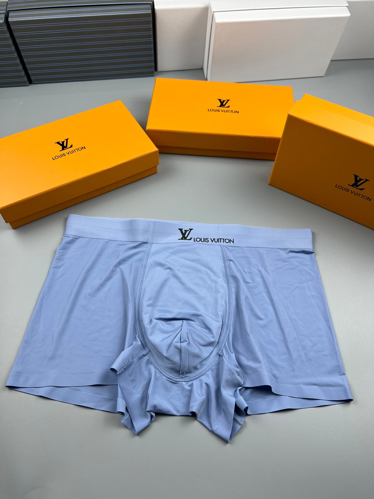Louis Vuitton Clean Tonal Waistbands Men's Boxer Briefs - 3-Piece Box