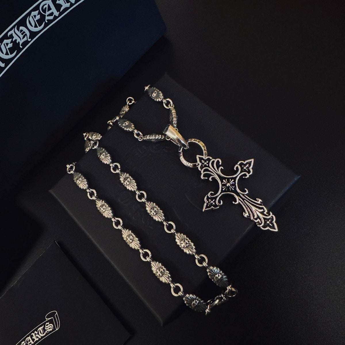 Martin Graham pendant necklace in polished metal-tone – main product view