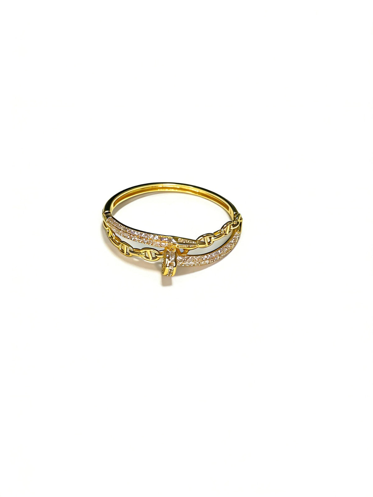 Martin Graham bracelet in polished metal-tone – main product view