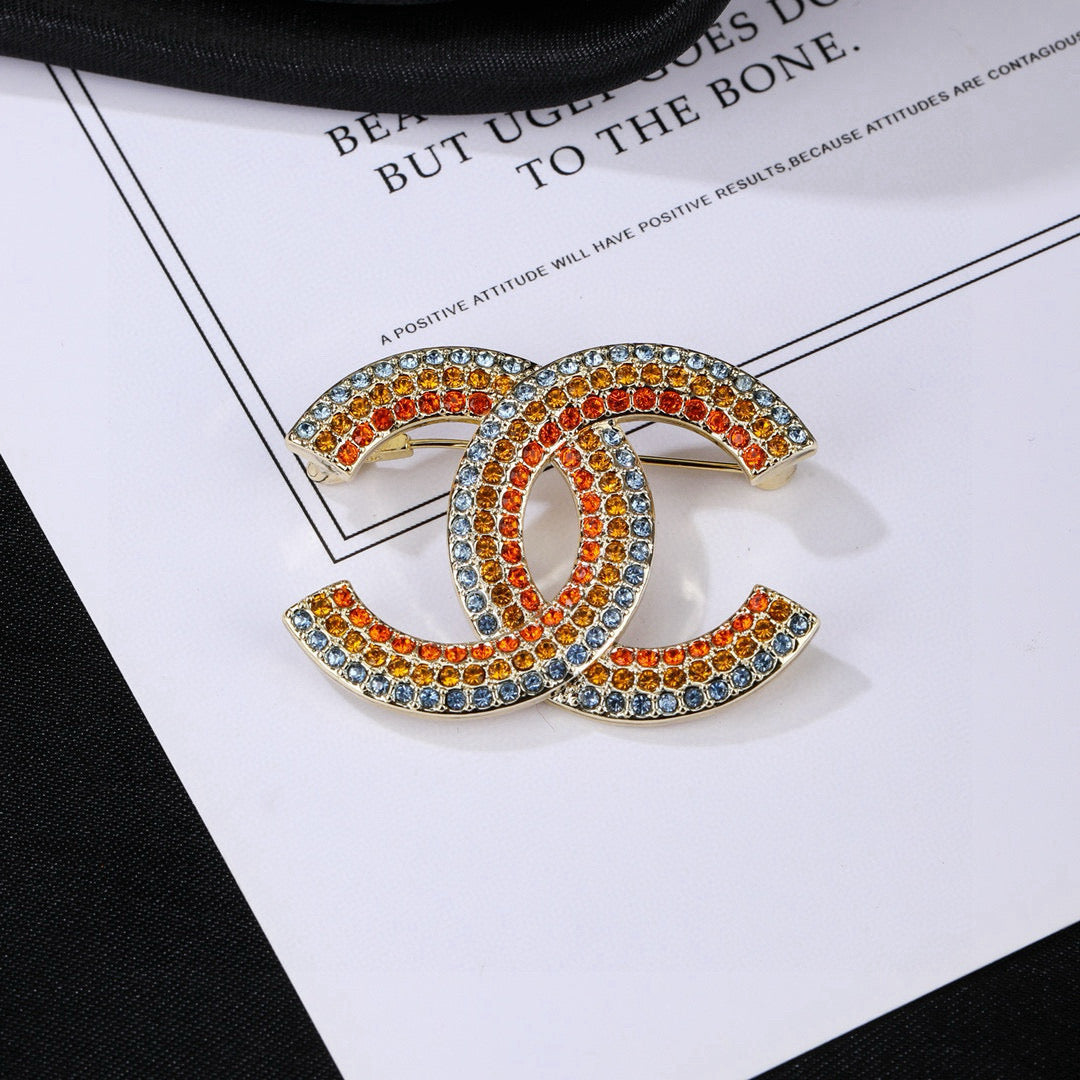 Martin Graham brooch in polished metal-tone – main product view