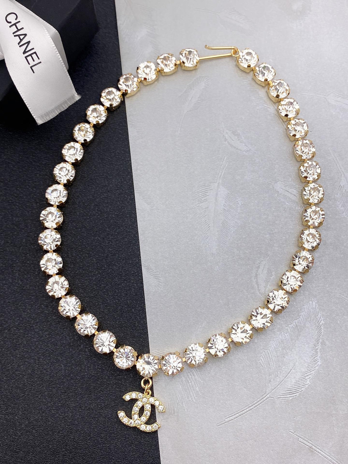 Martin Graham pendant necklace in polished metal-tone – main product view