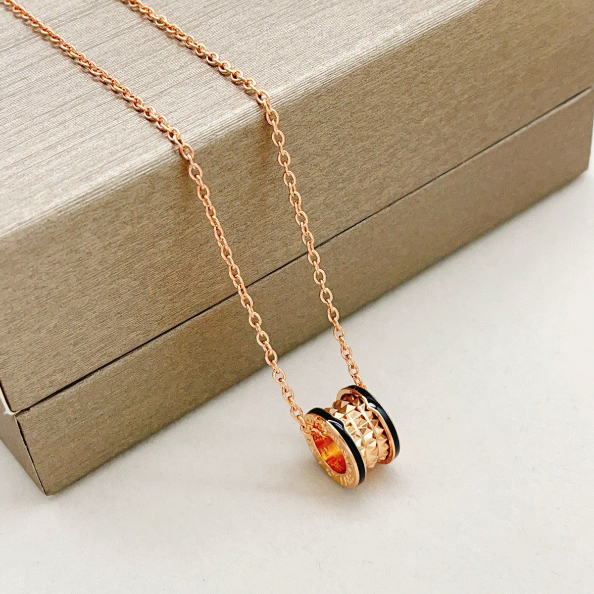 Martin Graham pendant necklace in polished metal-tone – main product view