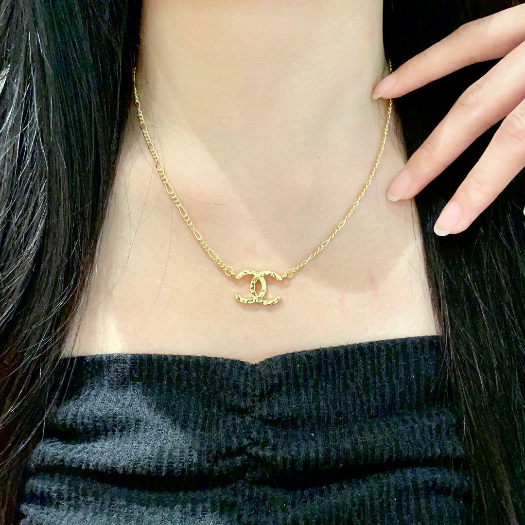 Martin Graham pendant necklace in polished metal-tone – main product view