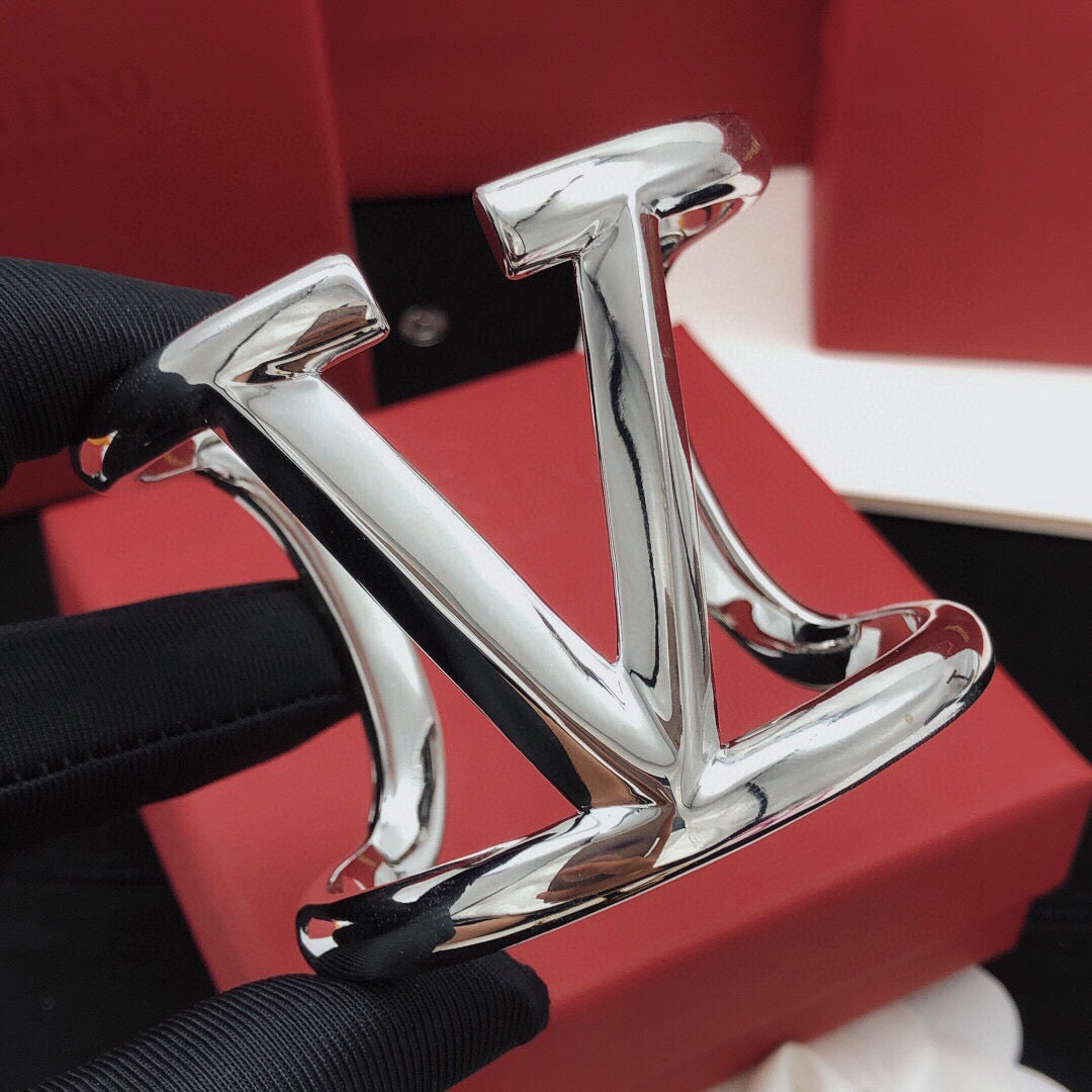 Martin Graham cuff bracelet in polished metal-tone – main product view