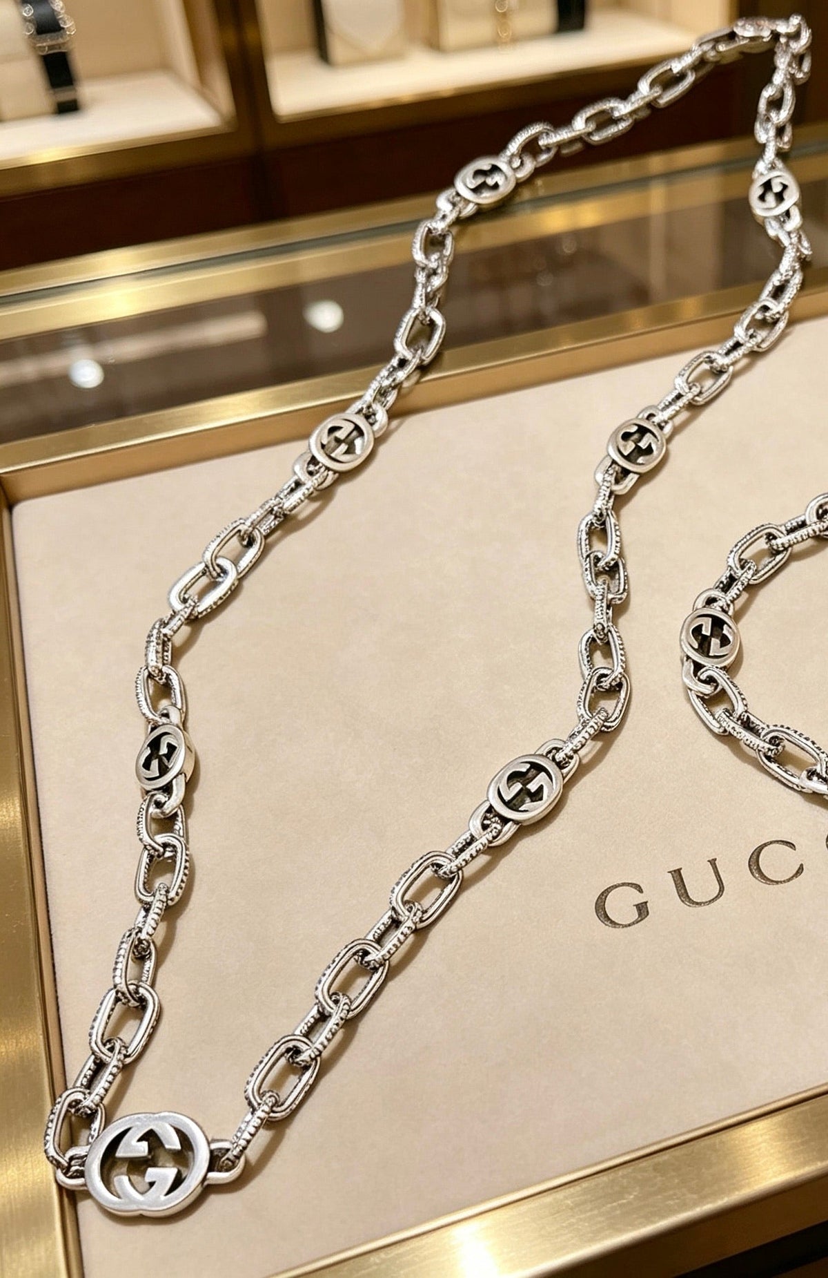 Martin Graham pendant necklace in polished metal-tone – main product view
