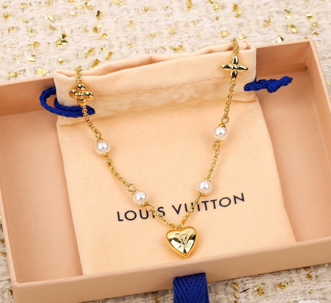 Martin Graham pendant necklace in polished metal-tone – main product view