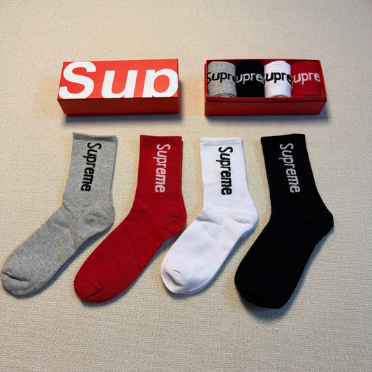 Supreme Bold Logo Crew Socks - Assorted Set