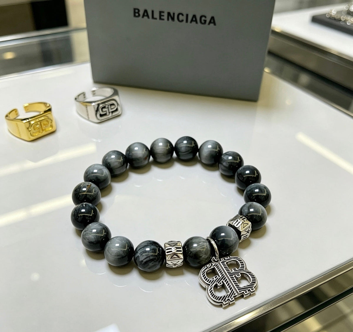 Martin Graham bracelet in polished metal-tone – main product view