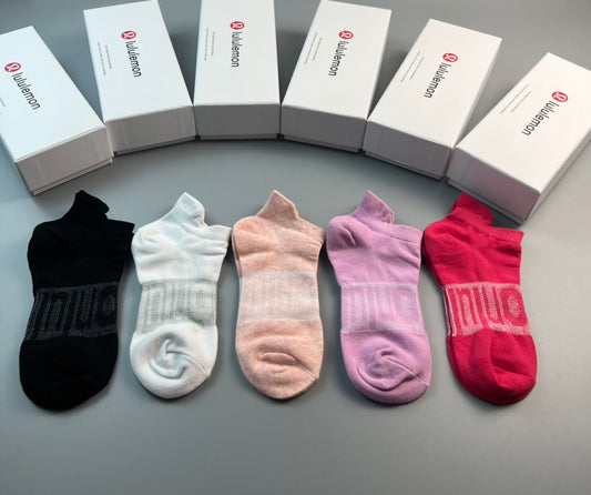 Lululemon Pastel Colour Women's Ankle Socks - Assorted Set