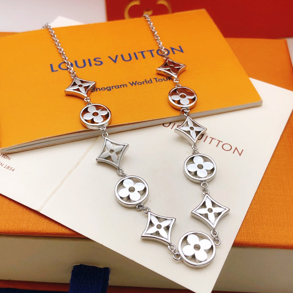 Martin Graham pendant necklace in polished metal-tone – main product view