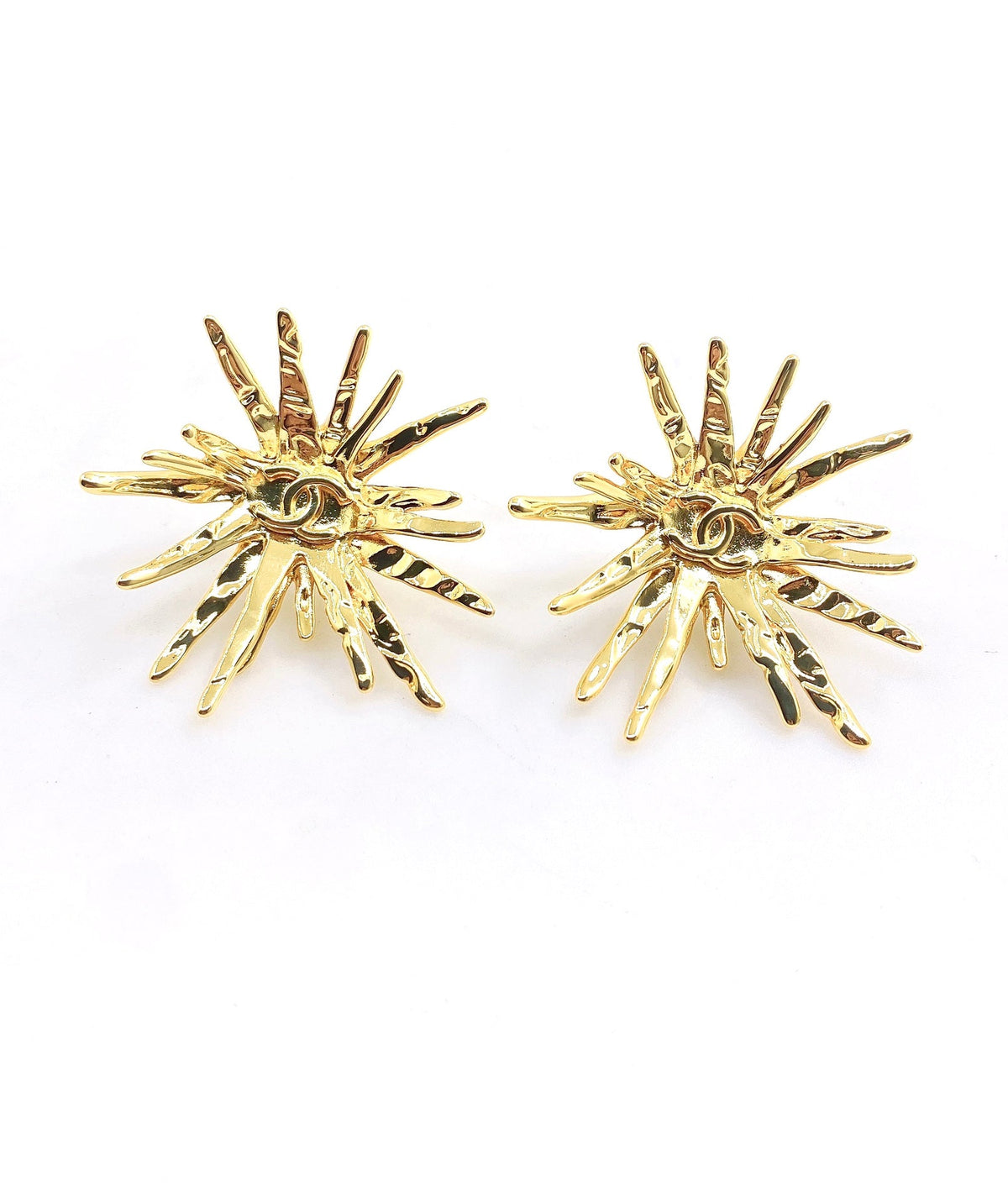 Martin Graham stud earrings in polished metal-tone – main product view