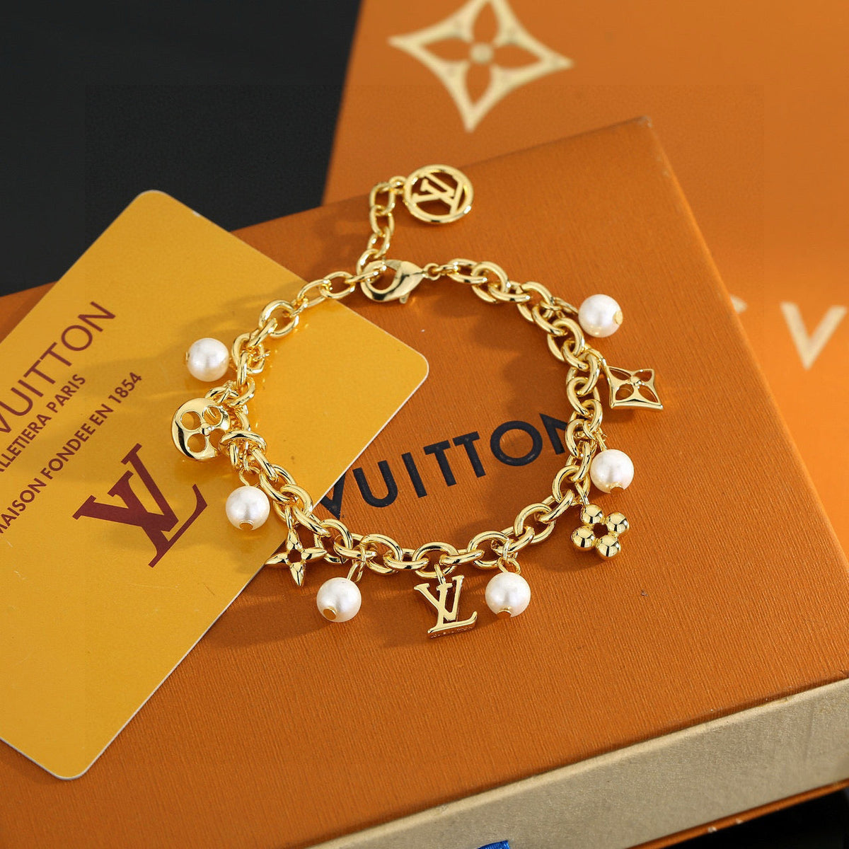 Martin Graham bracelet in polished metal-tone – main product view