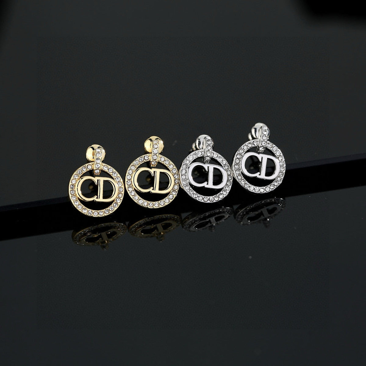 Martin Graham earrings in polished metal-tone – main product view