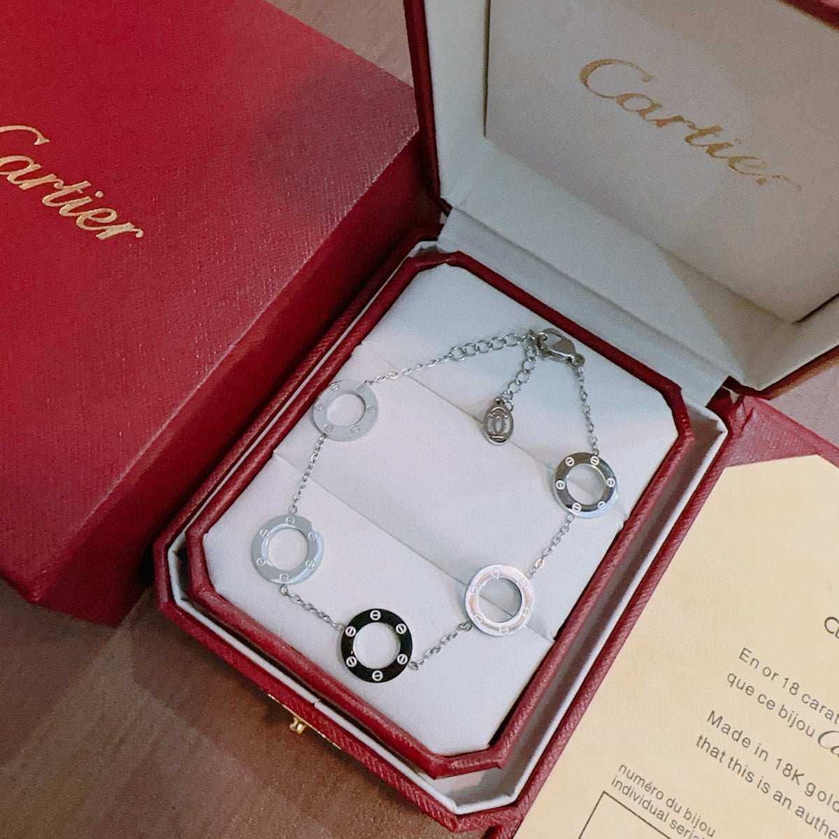 Martin Graham bracelet in polished metal-tone – main product view