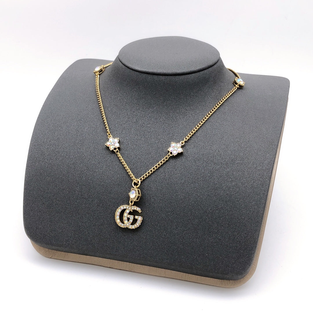 Martin Graham pendant necklace in polished metal-tone – main product view