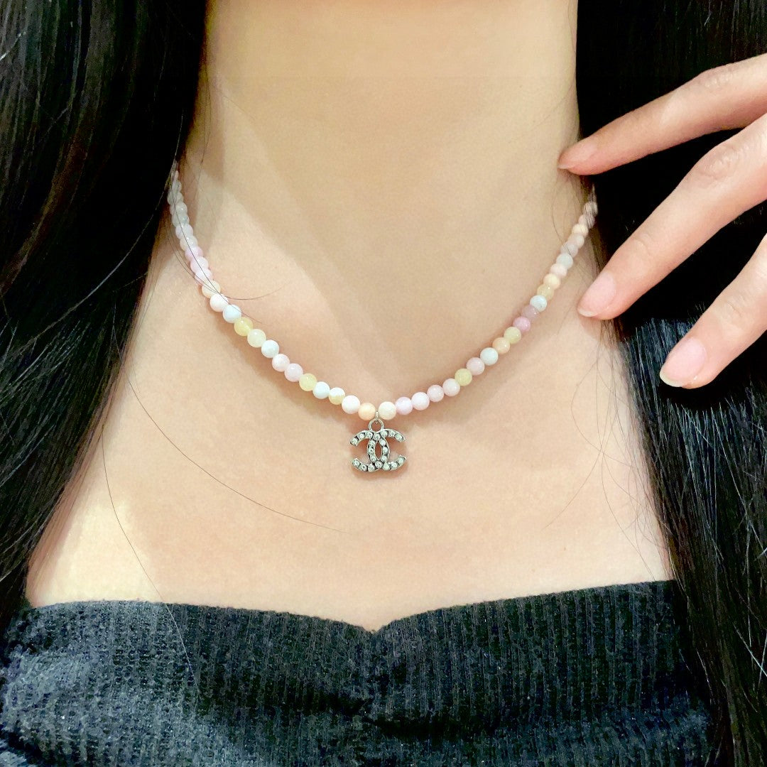 Martin Graham pendant necklace in polished metal-tone – main product view