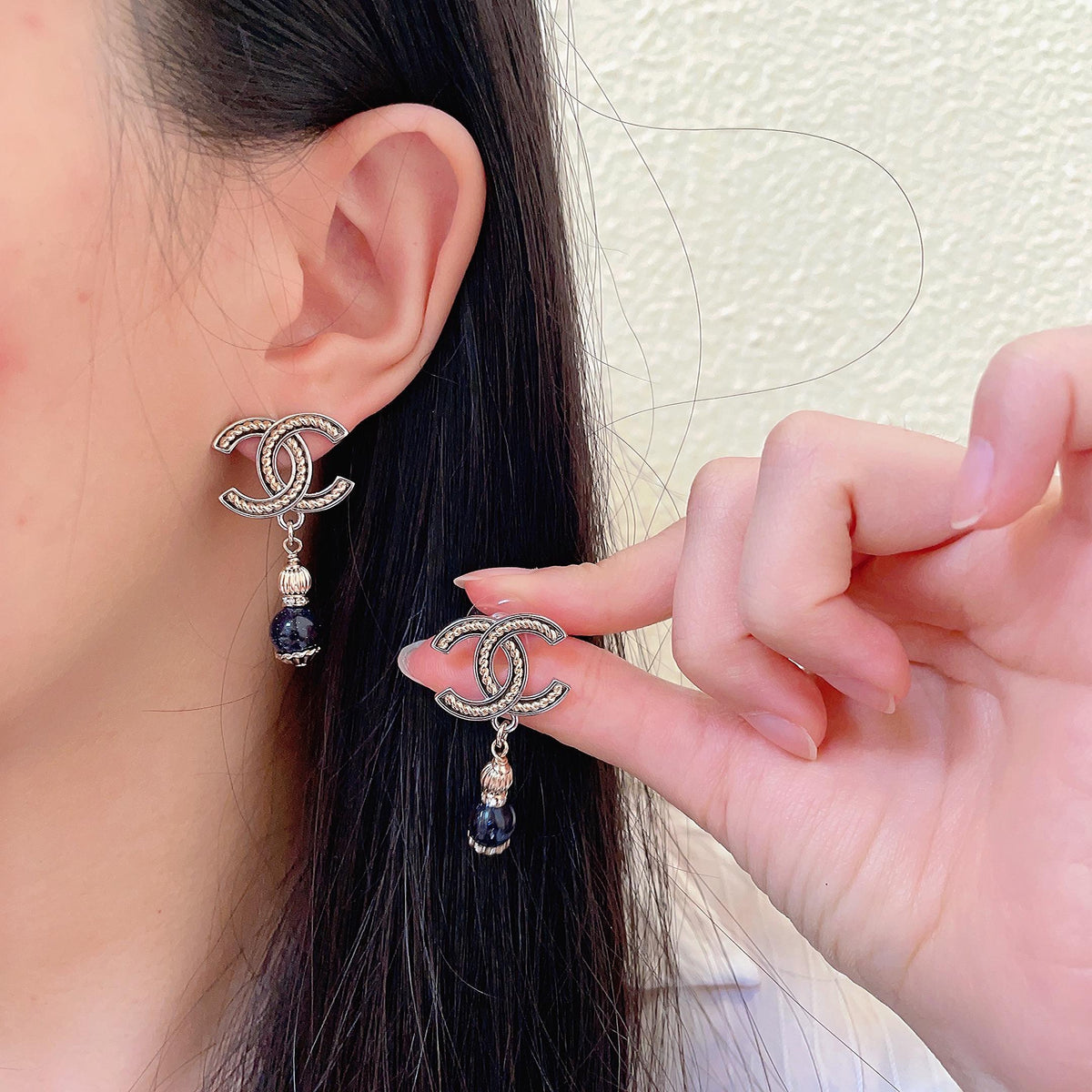 Martin Graham earrings in polished metal-tone – main product view