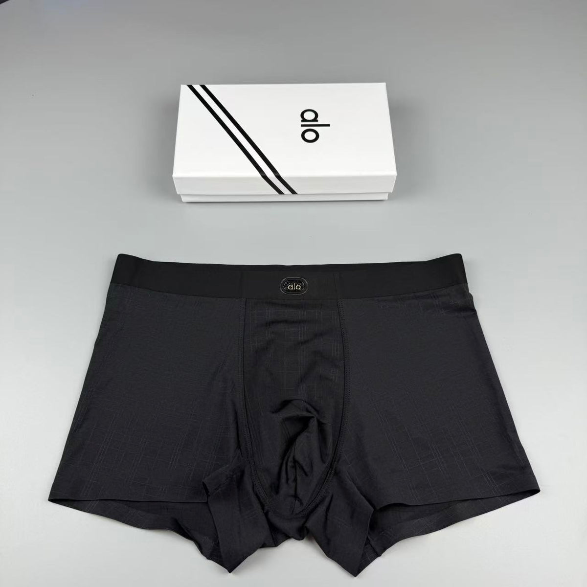 Alo Logo Detail Men's Boxer Briefs - 3-Piece Box