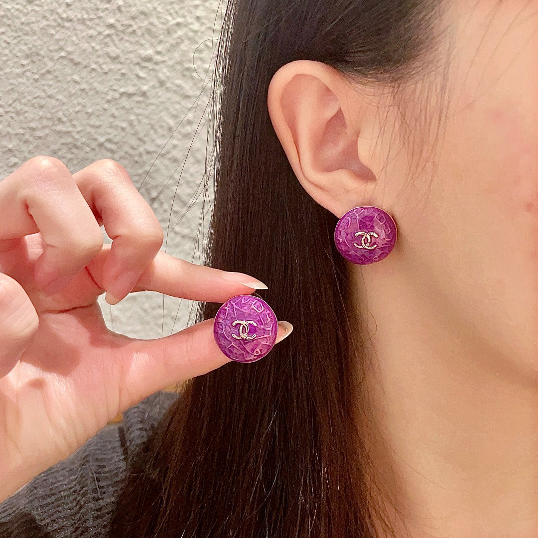 Martin Graham stud earrings in polished metal-tone – main product view