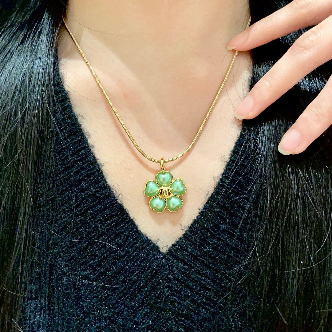 Martin Graham pendant necklace in polished metal-tone – main product view