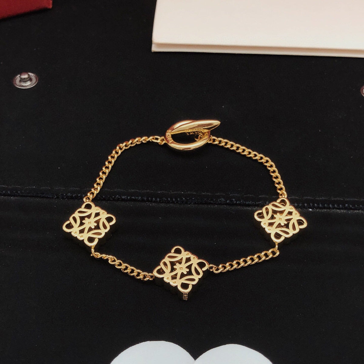 Martin Graham bracelet in polished metal-tone – main product view