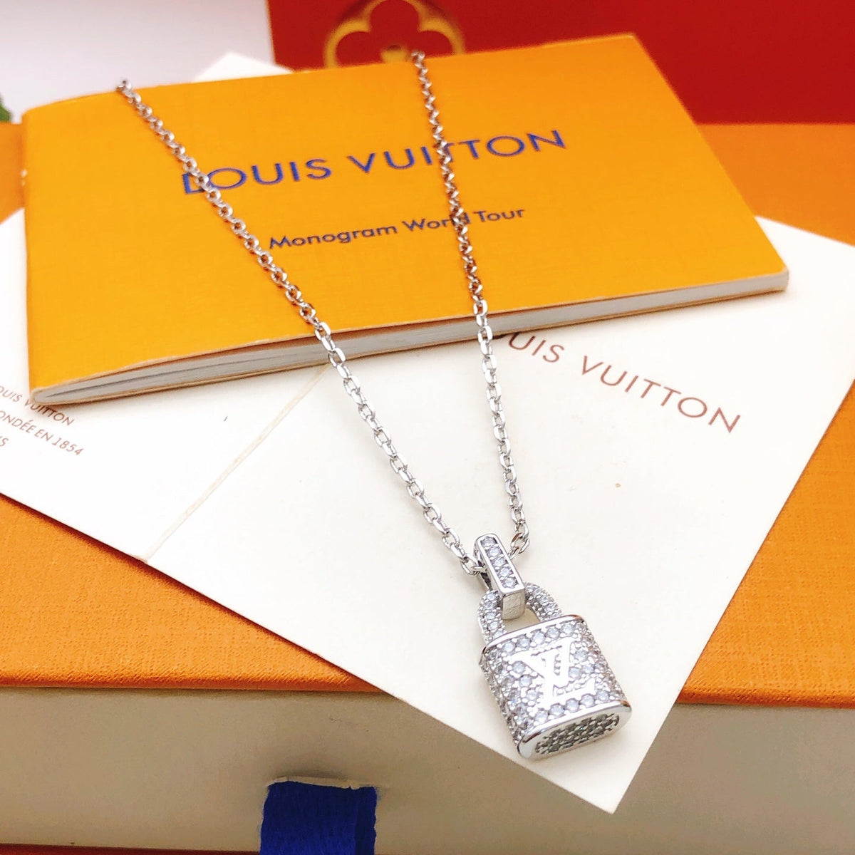 Martin Graham pendant necklace in polished metal-tone – main product view