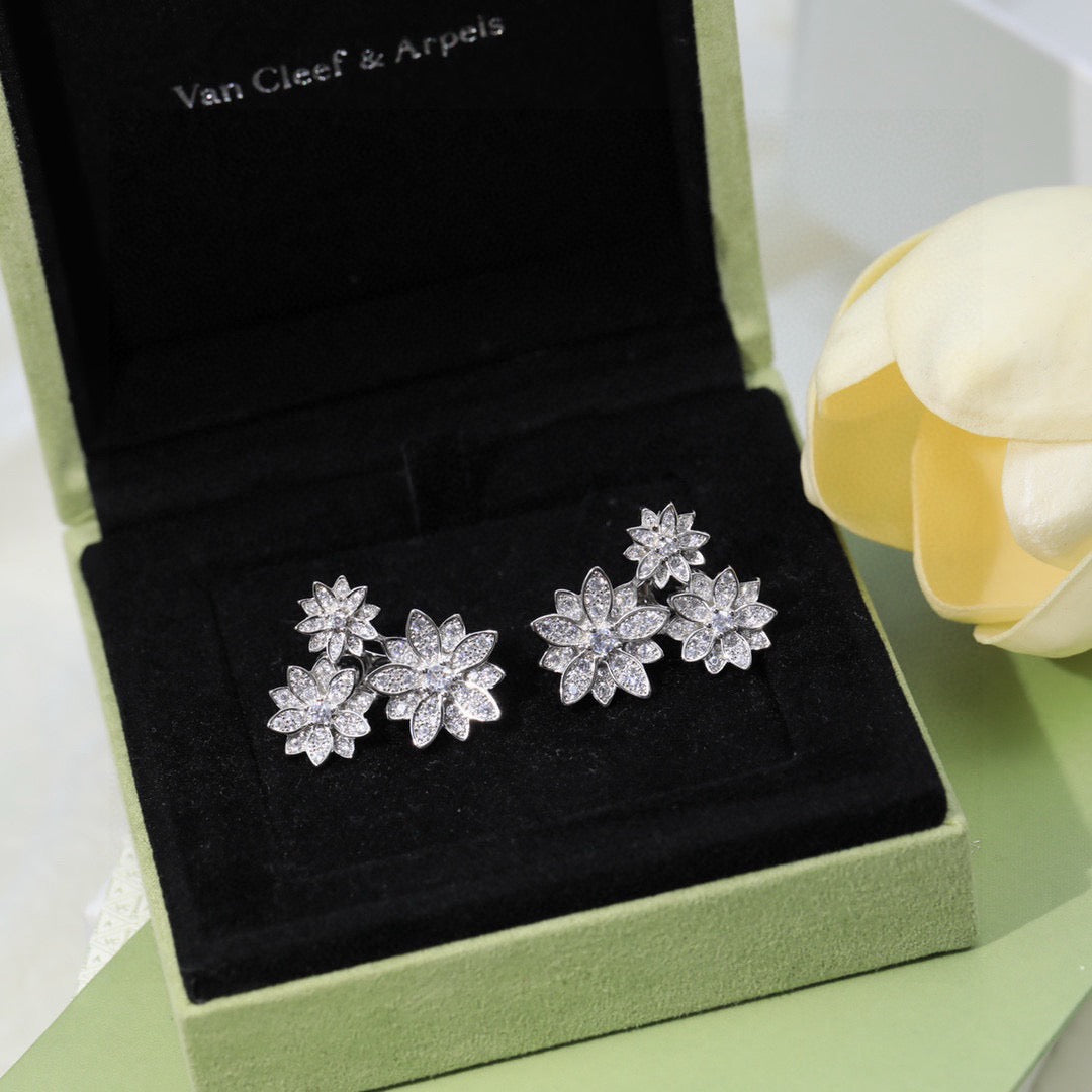 Martin Graham stud earrings in polished metal-tone – main product view