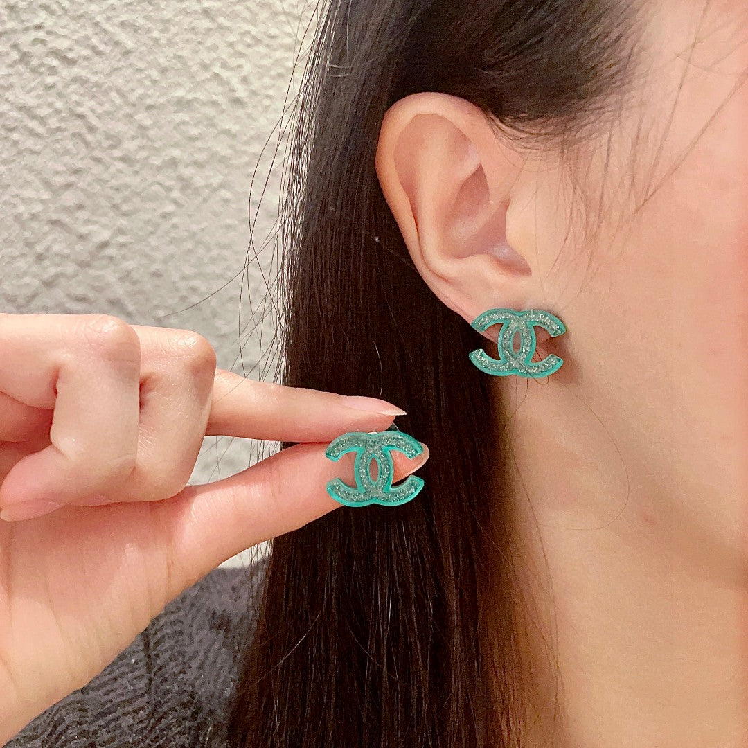 Martin Graham stud earrings in polished metal-tone – main product view