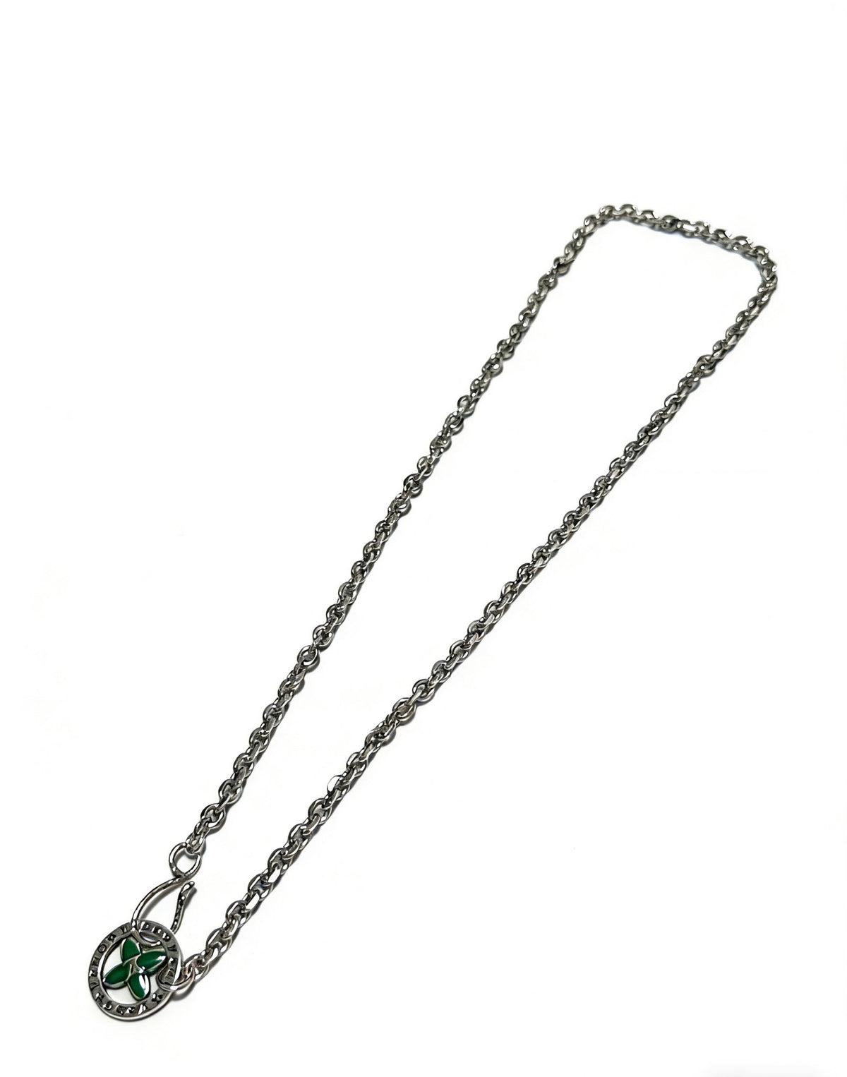 Martin Graham pendant necklace in polished metal-tone – main product view
