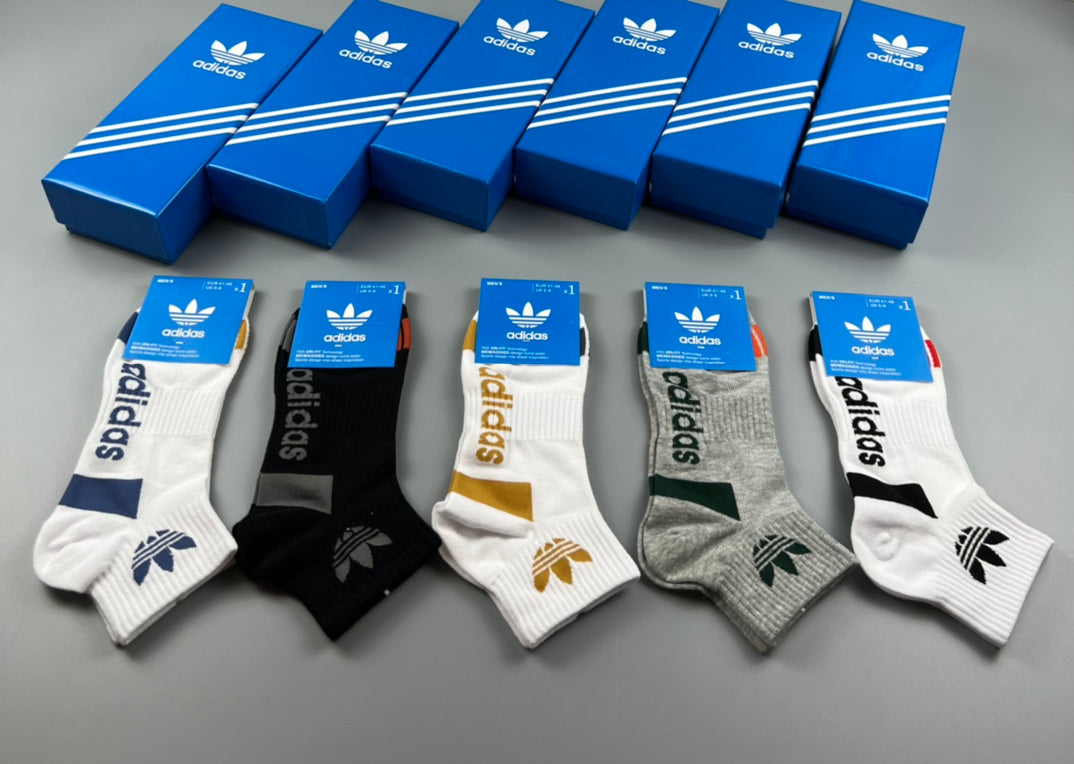 Adidas Cotton Breathable Socks – 5-Pair Pack