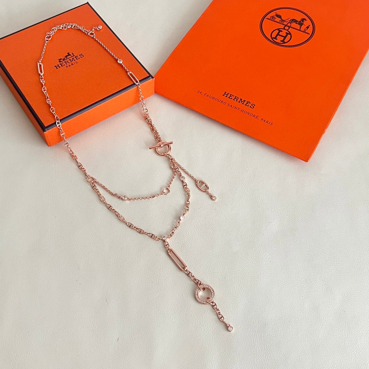 Martin Graham pendant necklace in polished metal-tone – main product view