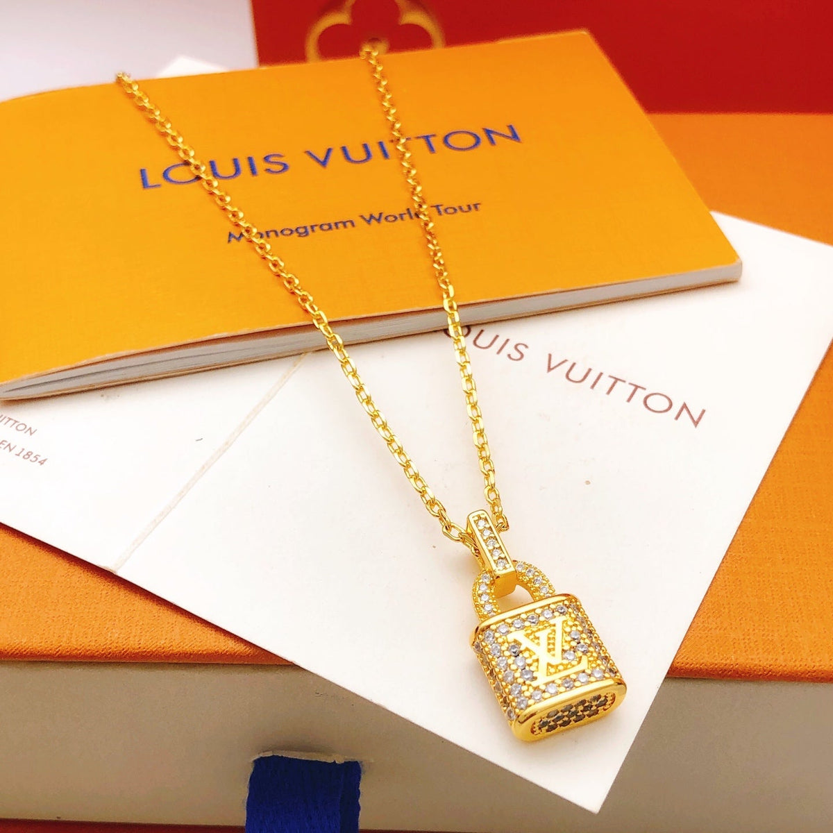Martin Graham pendant necklace in polished metal-tone – main product view