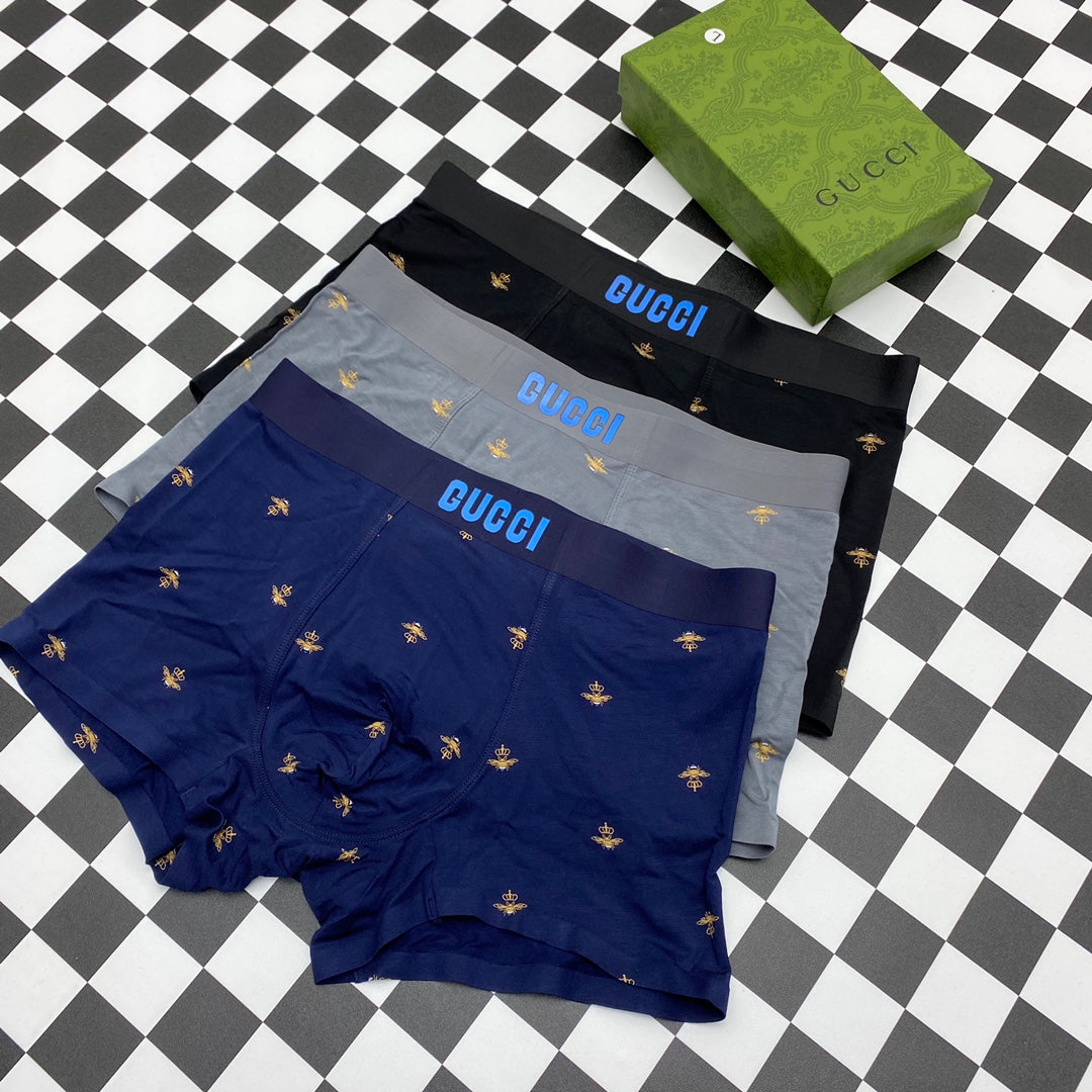 Gucci Men's Boxer Briefs - 3-Piece Box