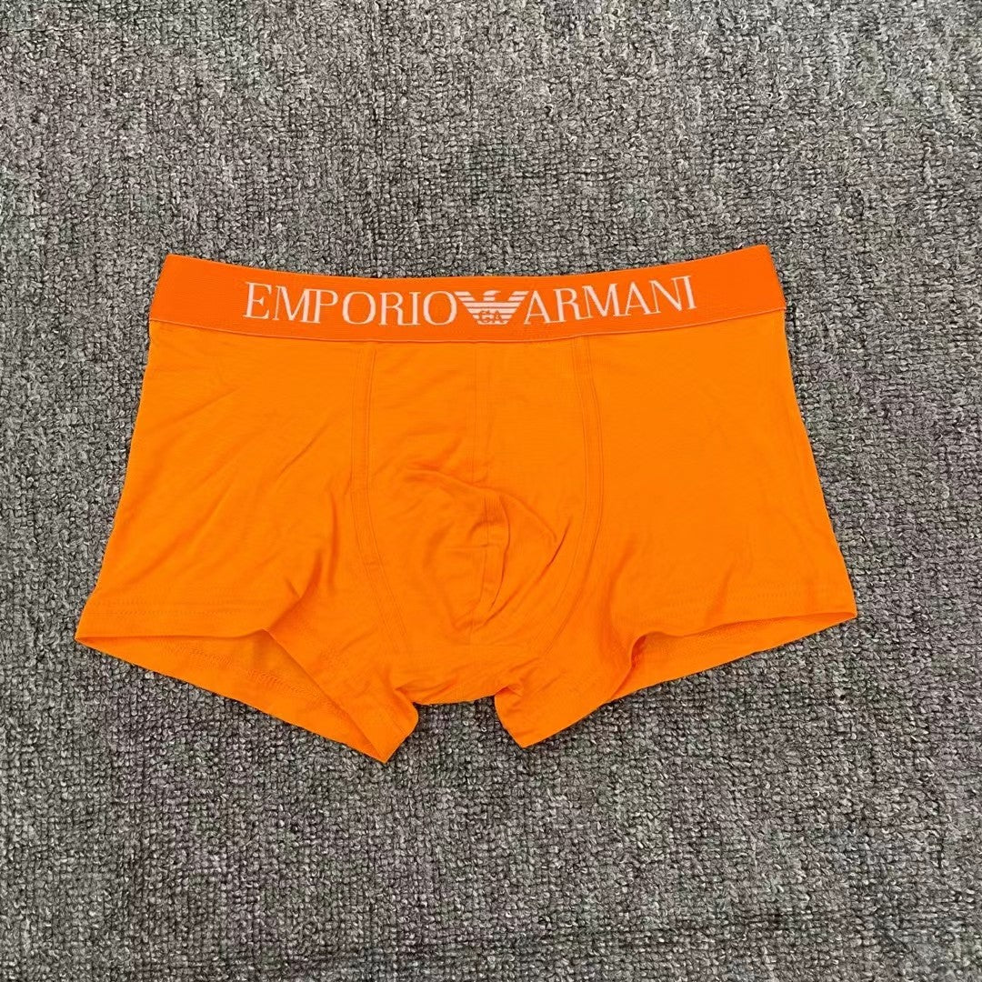 Emporio Armani Seven-Colour Men's Trunk Underwear - 3-Piece Box