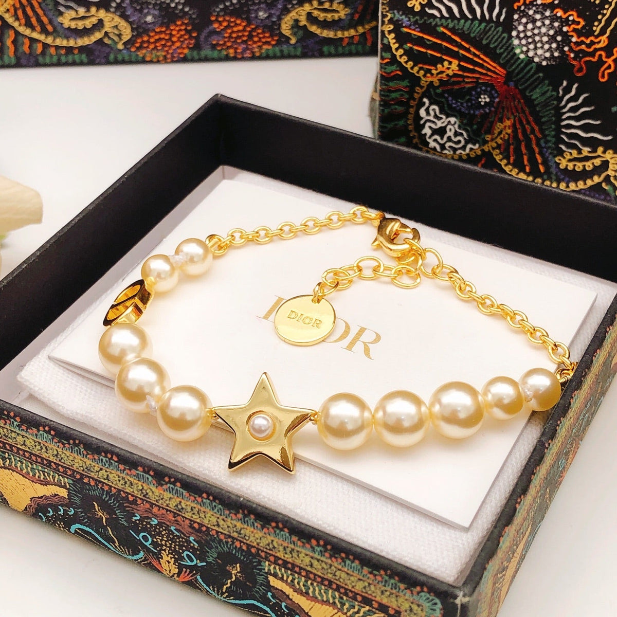 Martin Graham bracelet in polished metal-tone – main product view