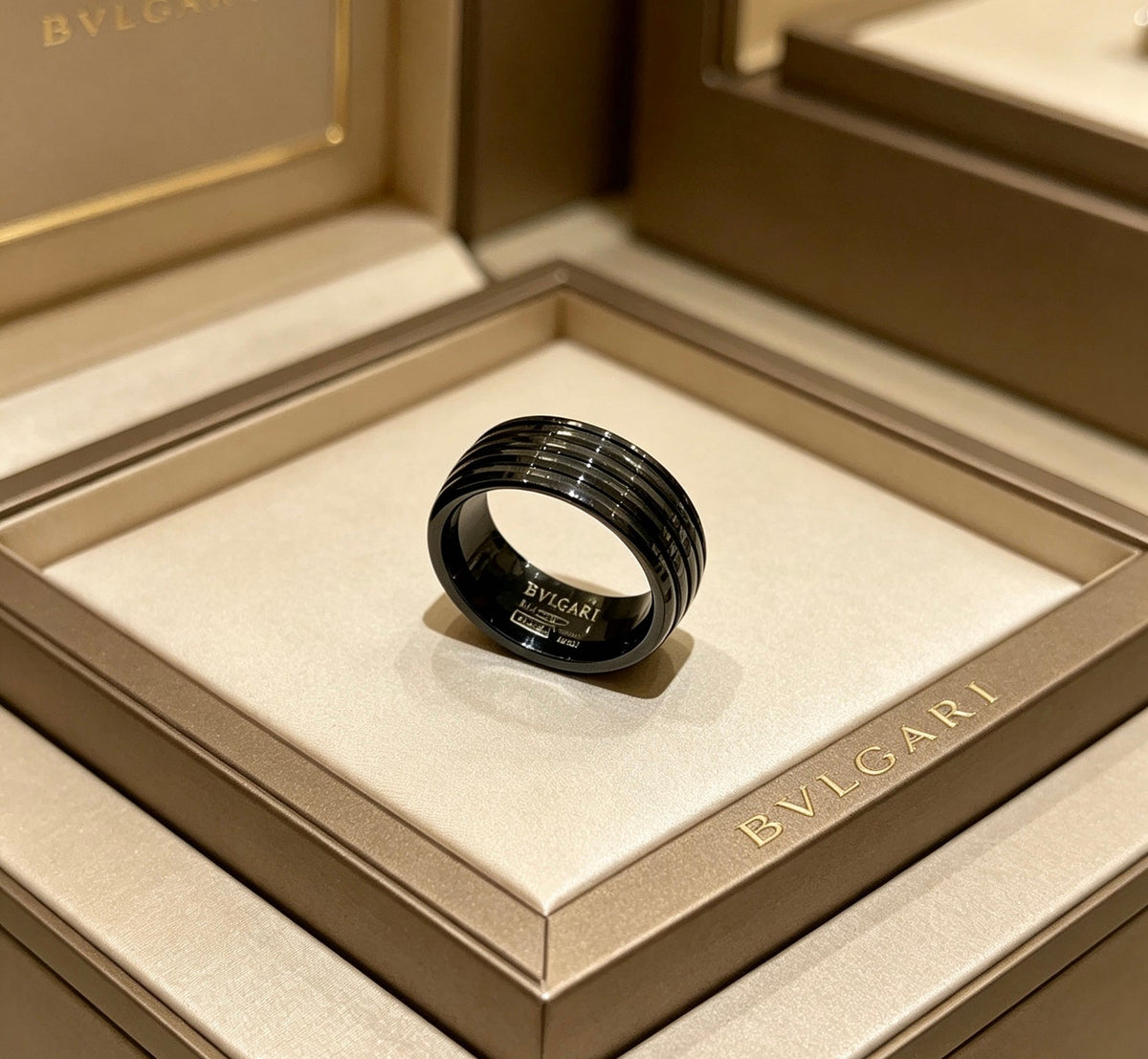 Martin Graham ring in polished metal-tone – main product view