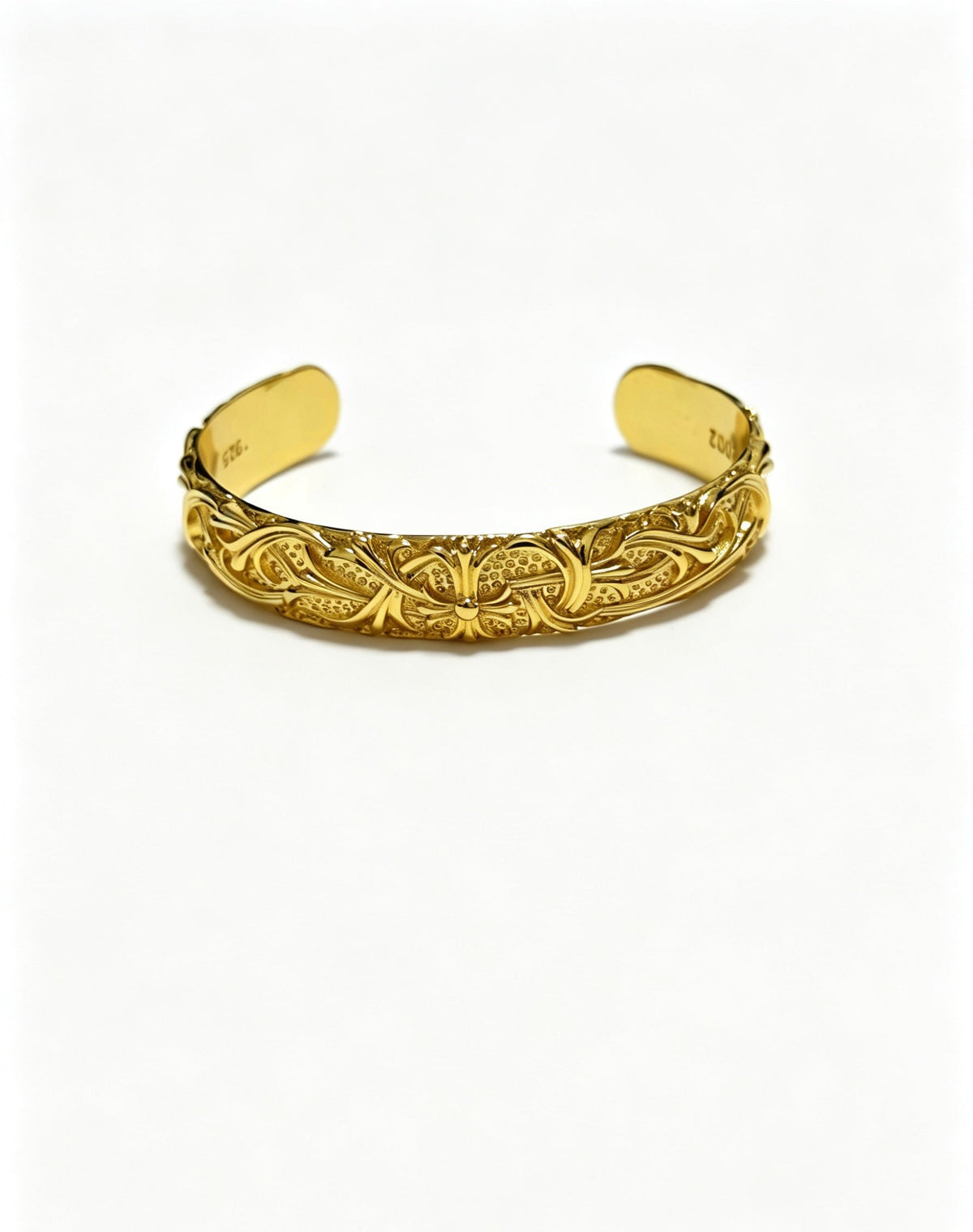 Martin Graham bangle in polished metal-tone – main product view