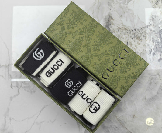 Gucci Cotton Crew Socks - 5-Pair Set