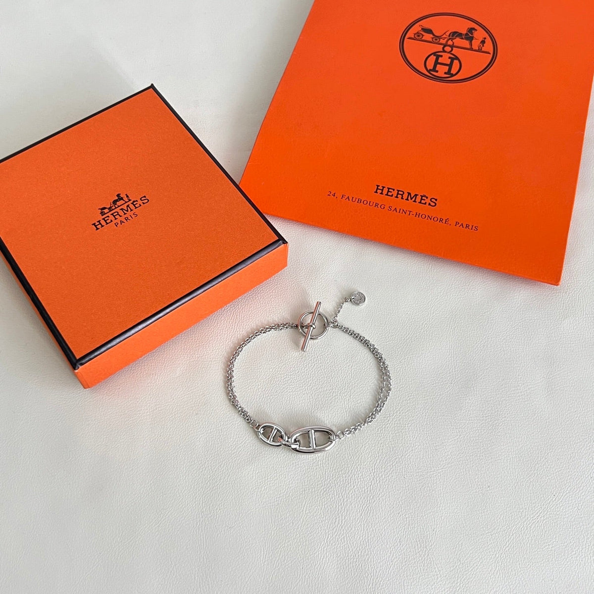 Martin Graham bracelet in polished metal-tone – main product view