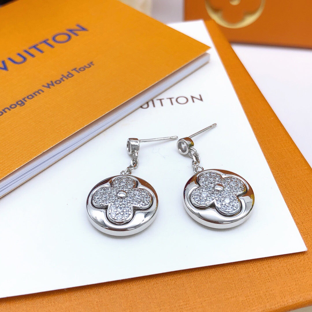 Martin Graham stud earrings in polished metal-tone – main product view