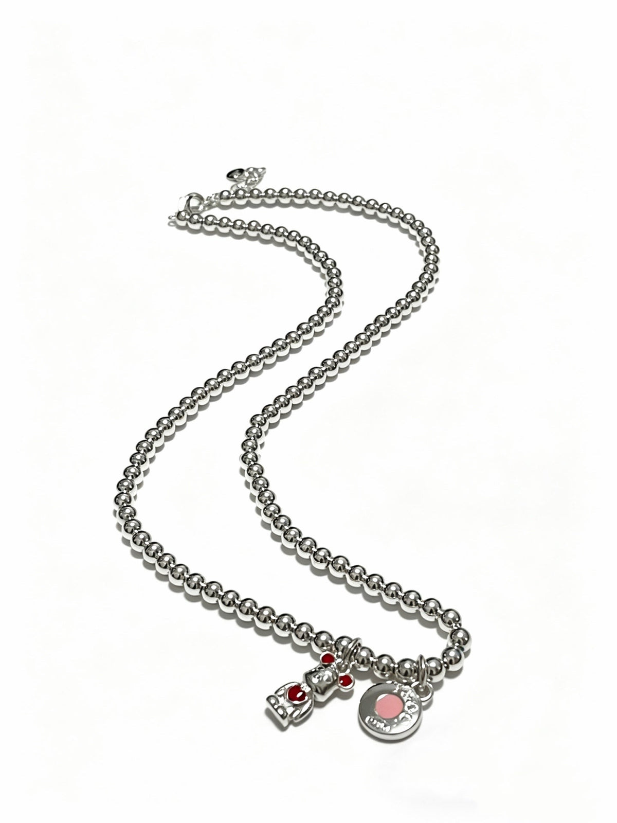 Martin Graham pendant necklace in polished metal-tone – main product view