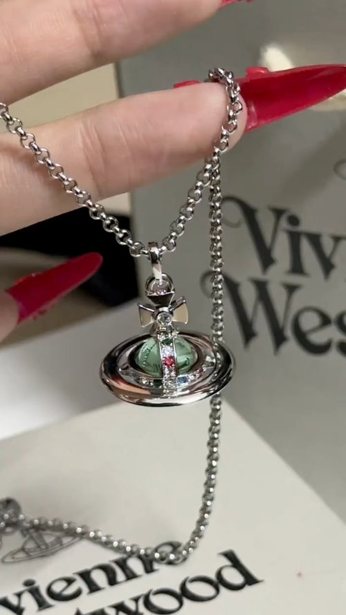 Martin Graham pendant necklace in polished metal-tone – main product view