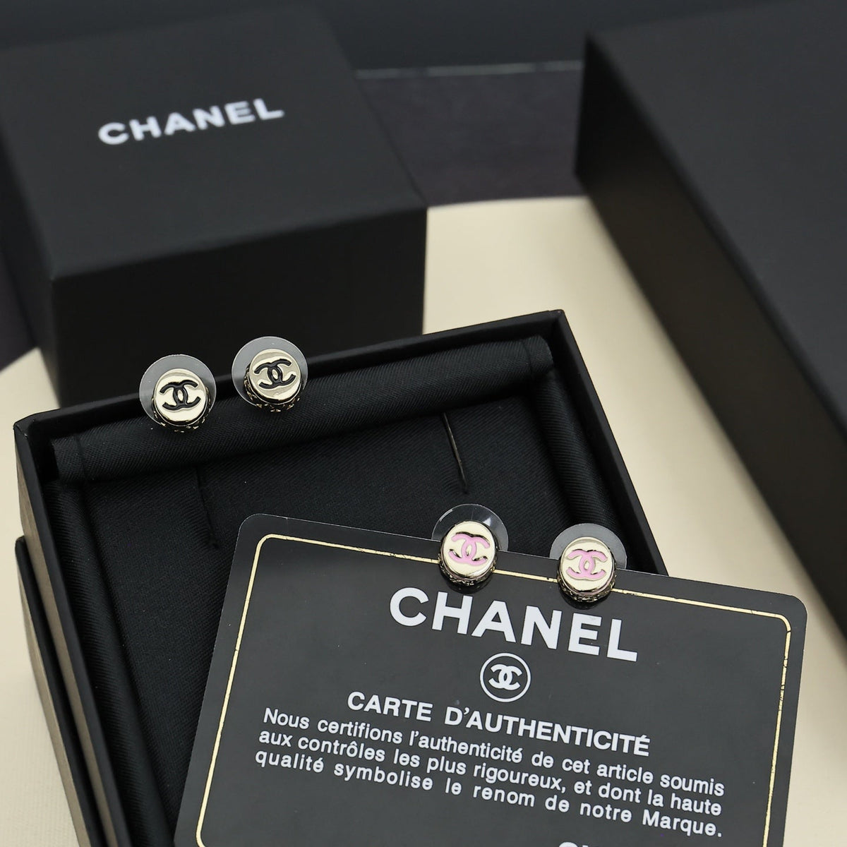 Martin Graham stud earrings in polished metal-tone – main product view