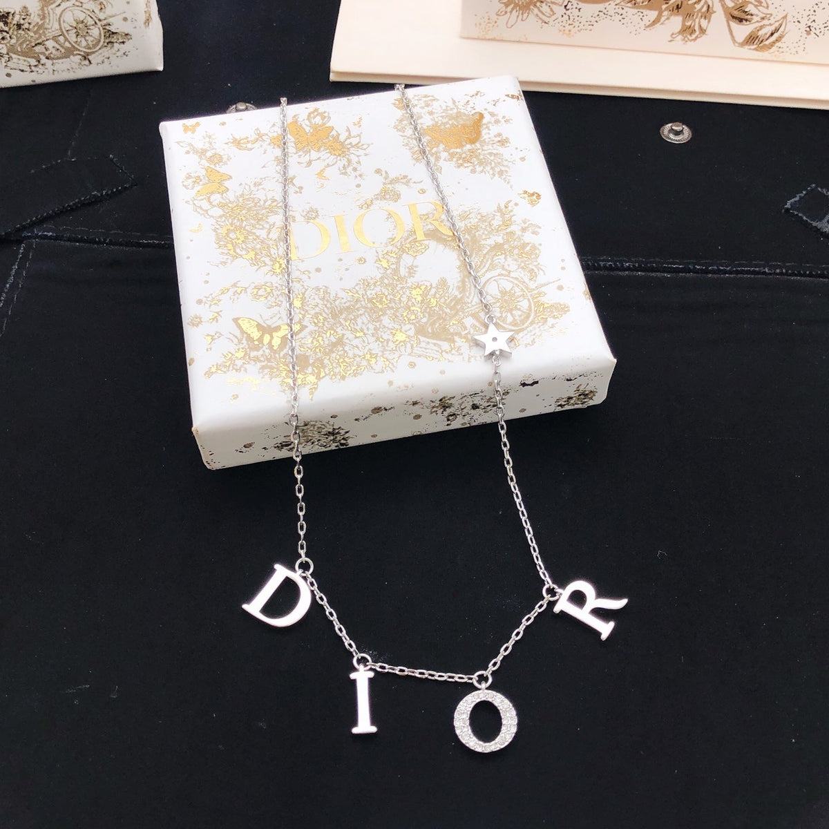 Martin Graham pendant necklace in polished metal-tone – main product view