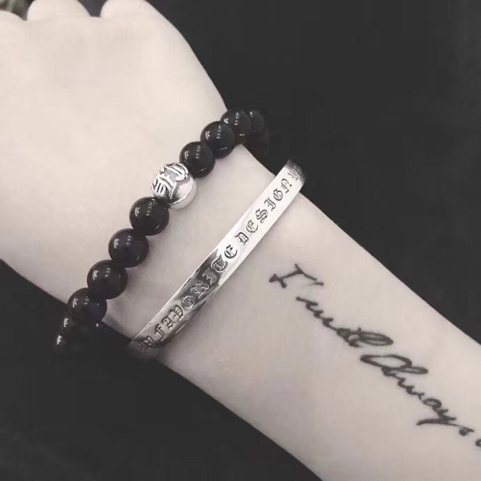Martin Graham bracelet in polished metal-tone – main product view