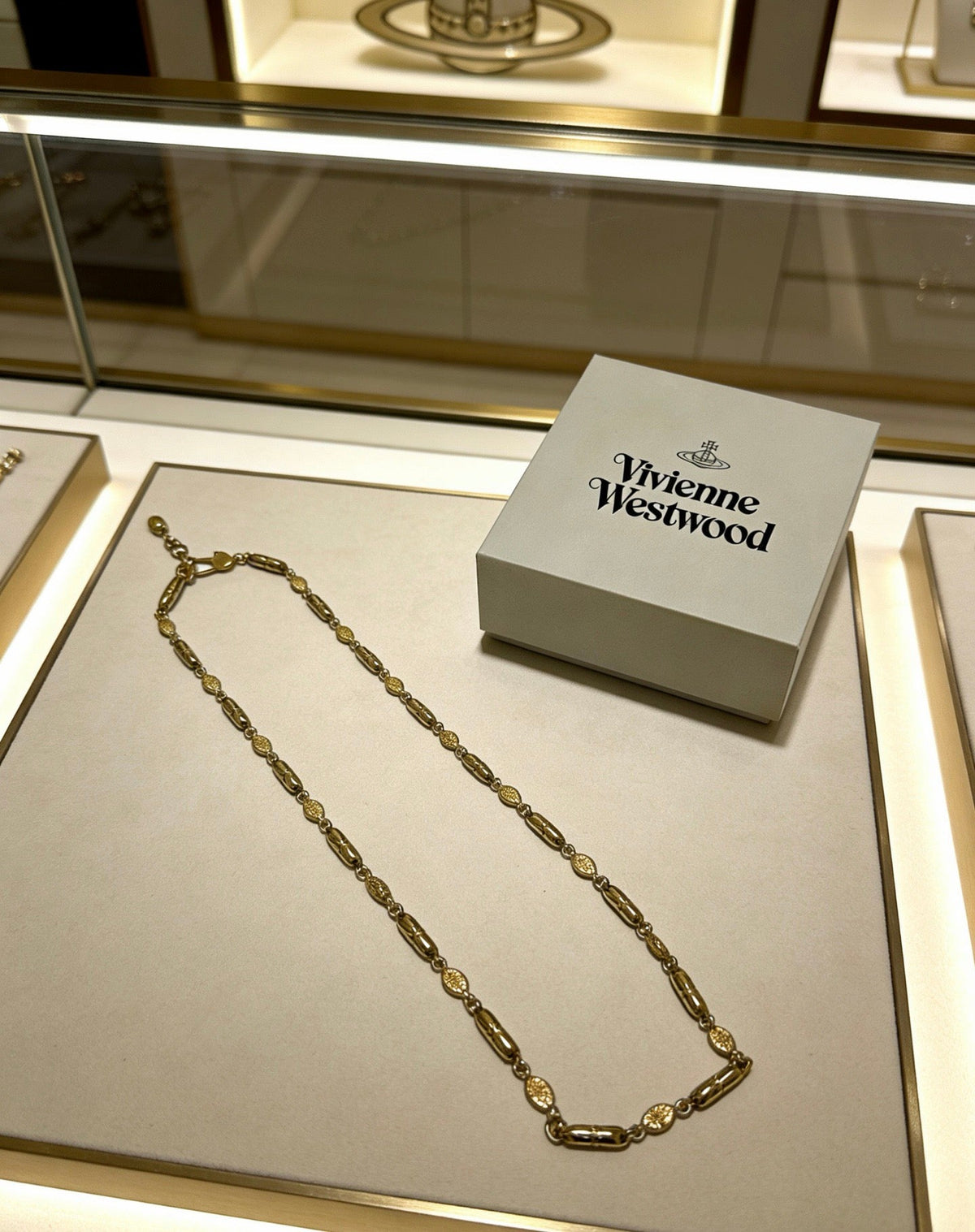 Martin Graham pendant necklace in polished metal-tone – main product view