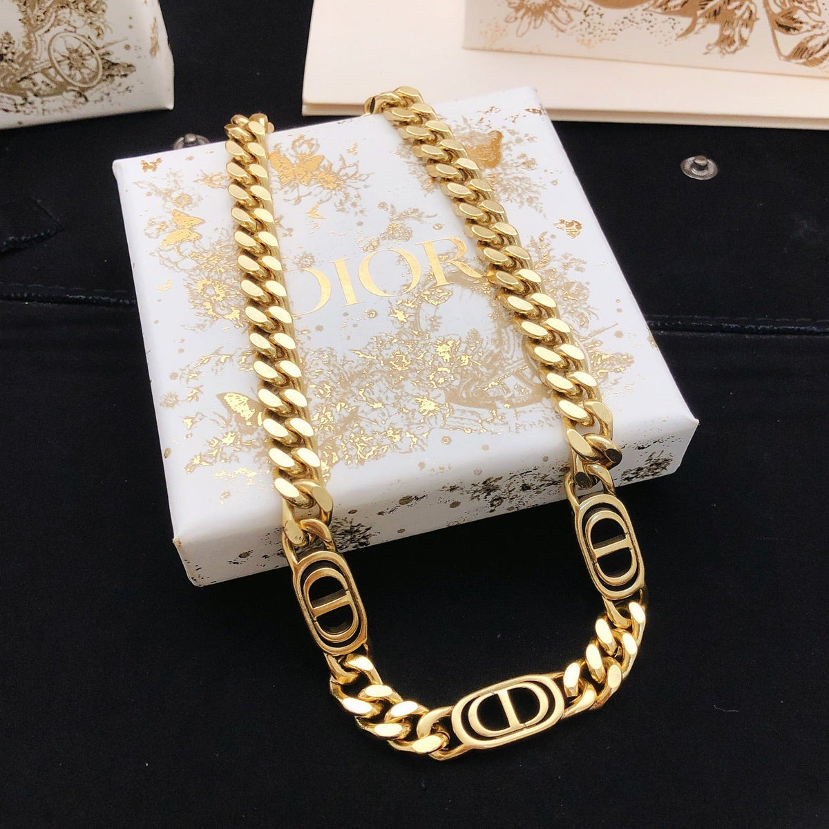 Martin Graham pendant necklace in polished metal-tone – main product view