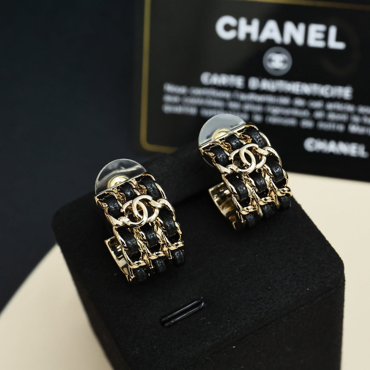 Martin Graham stud earrings in polished metal-tone – main product view