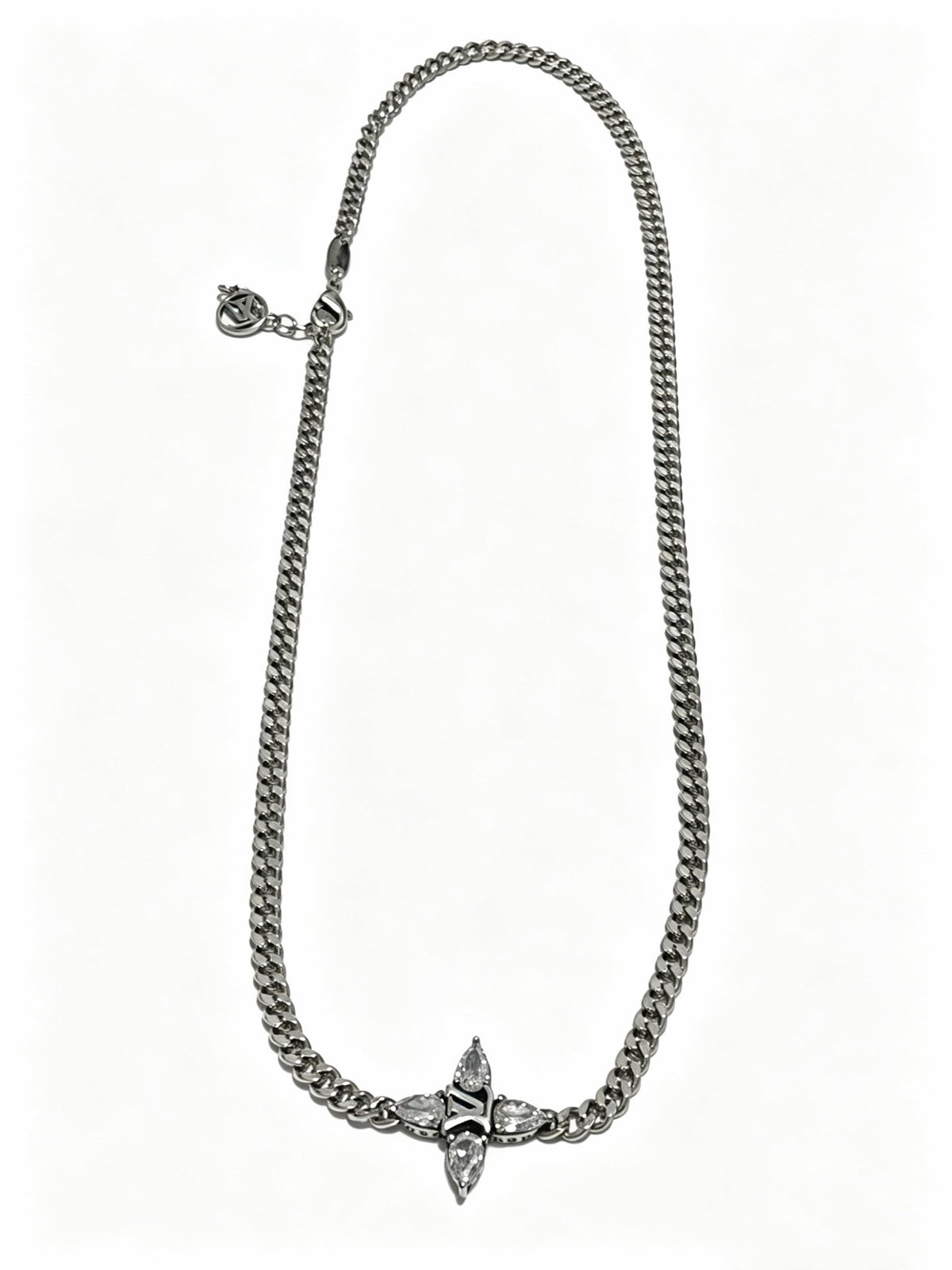 Martin Graham pendant necklace in polished metal-tone – main product view